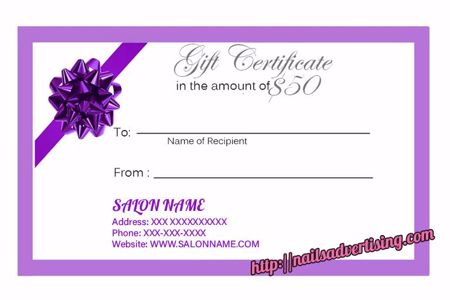 Picture for category FREE Nail Gift Cards